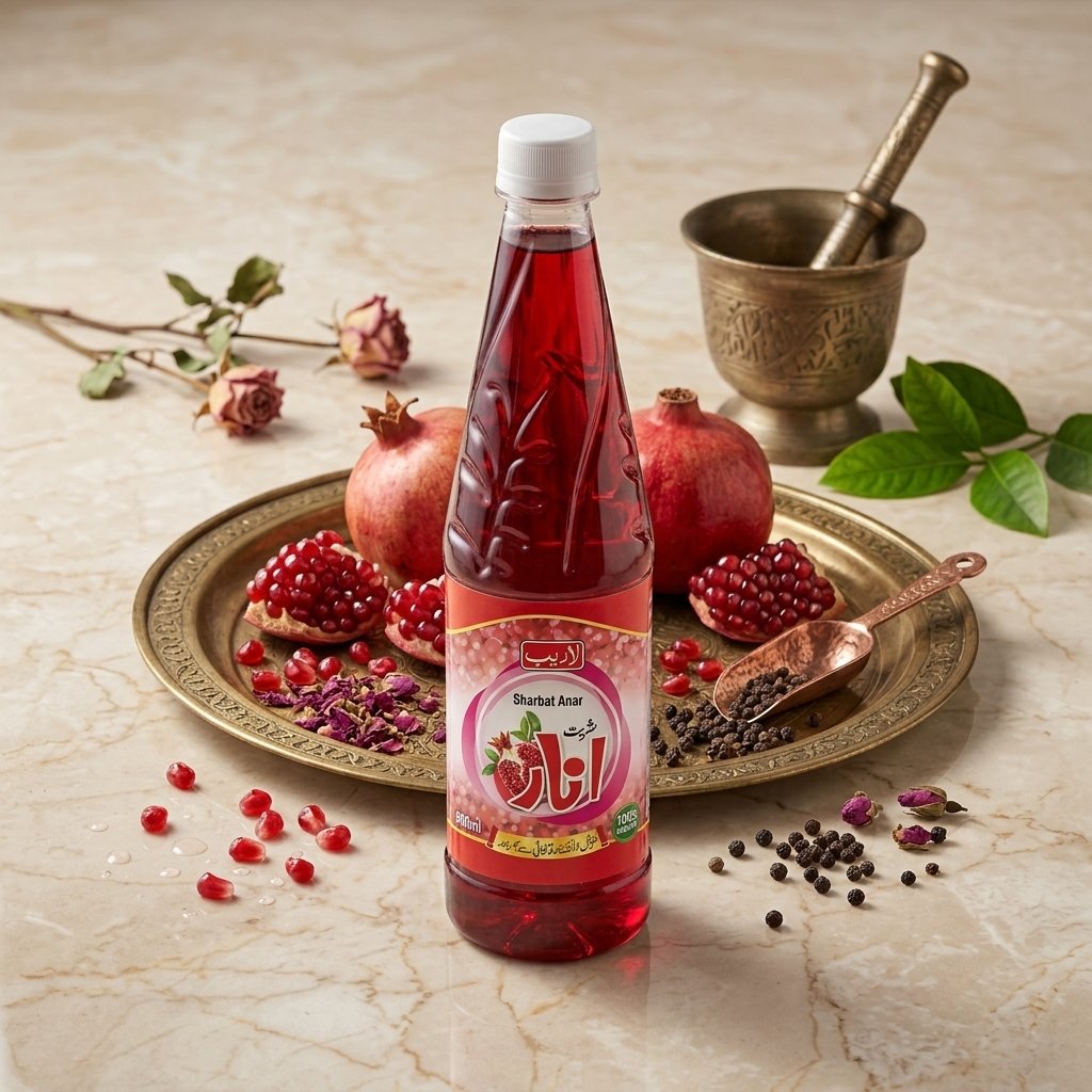 Sharbat Anar — Pomegranate Syrup