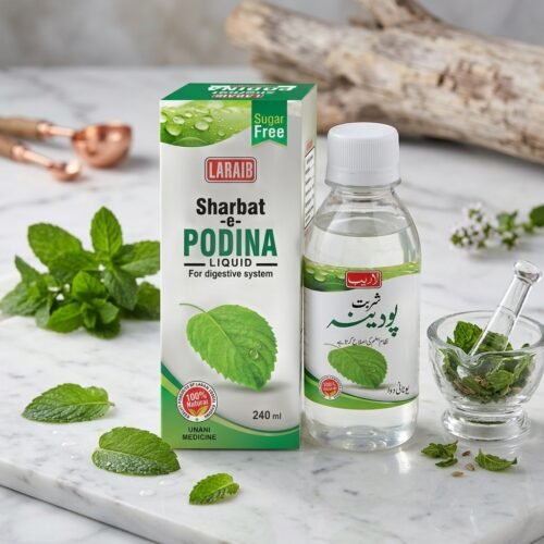 Sharbat-e-Podina — Sugar-Free Mint Syrup