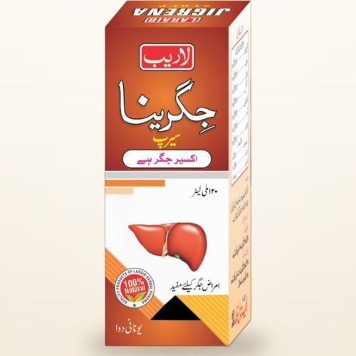 Jigreena Syrup — Unani Liver Tonic — Laraib Herbal Pharma