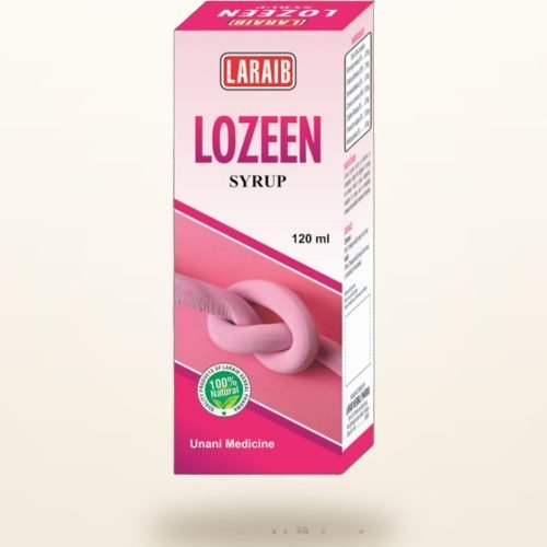 Lozeen Syrup — Gentle Constipation Relief Syrup — Laraib Herbal Pharma