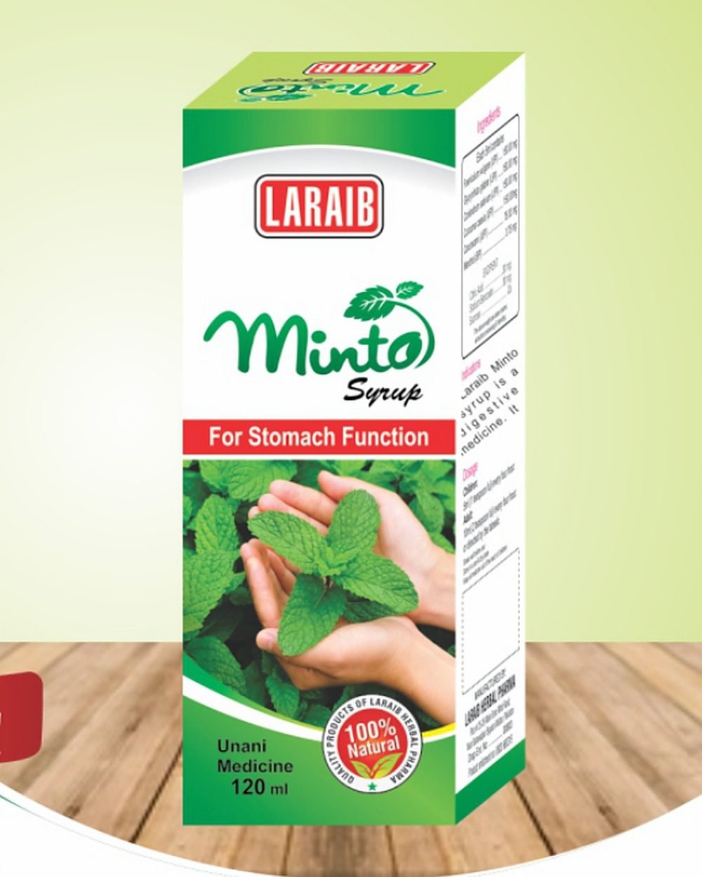 Minto Syrup — Mint Digestive Syrup — Laraib Herbal Pharma