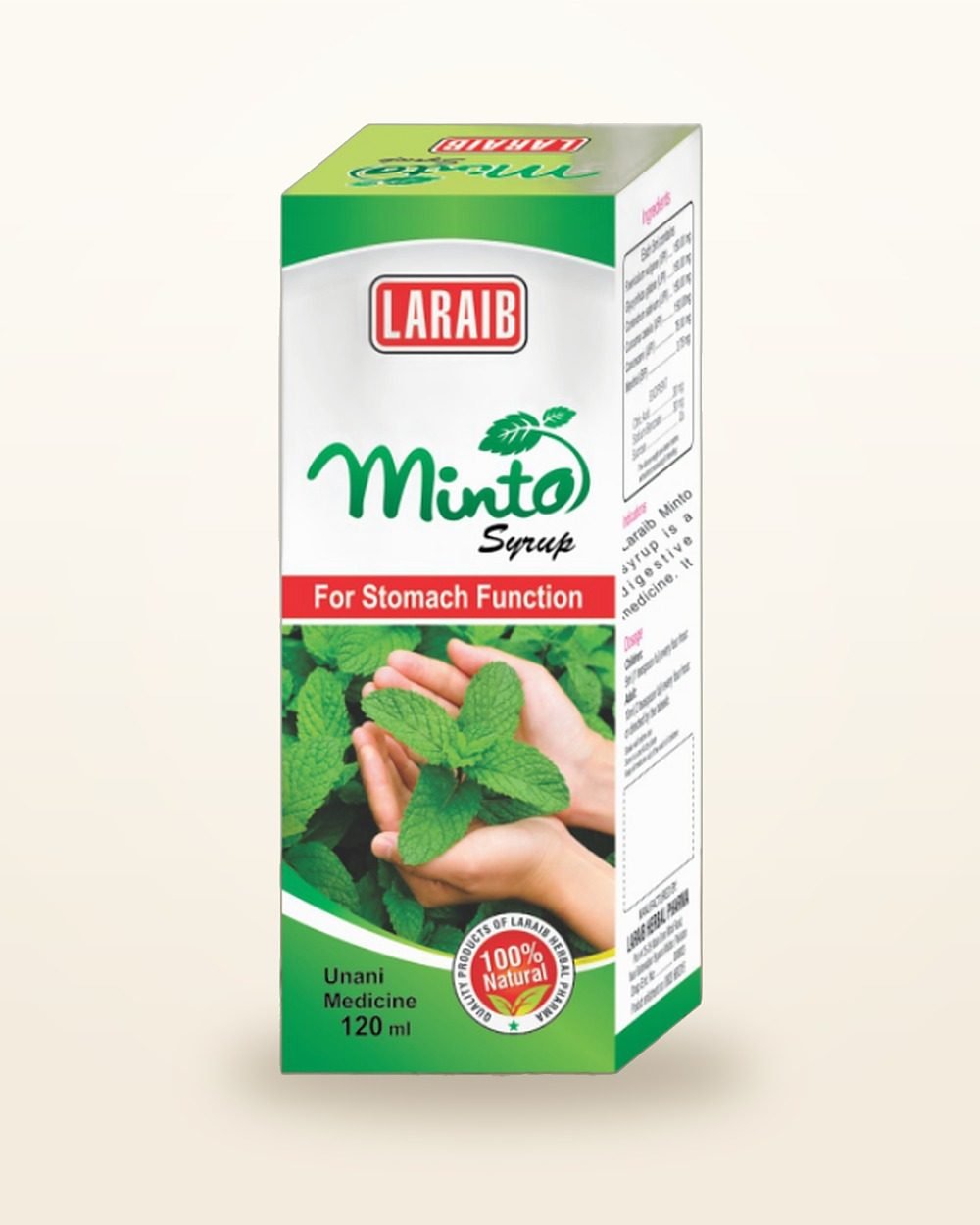 Minto Syrup — Mint Digestive Syrup — Laraib Herbal Pharma