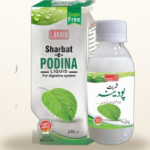 Sharbat-e-Podina — Sugar-Free Mint Syrup — Laraib Herbal Pharma