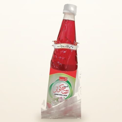 Sharbat Rooh-e-Kosar — Rose & Cardamom Refreshing Syrup — Laraib Herbal Pharma