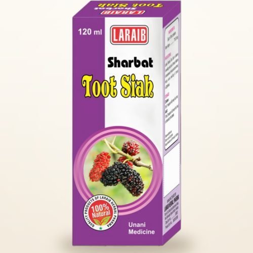 Sharbat Toot Siah — Black Mulberry Syrup — Laraib Herbal Pharma
