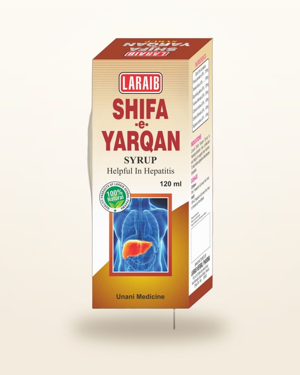 Shifa-e-Yarqan Syrup — Liver Support Syrup — Laraib Herbal Pharma