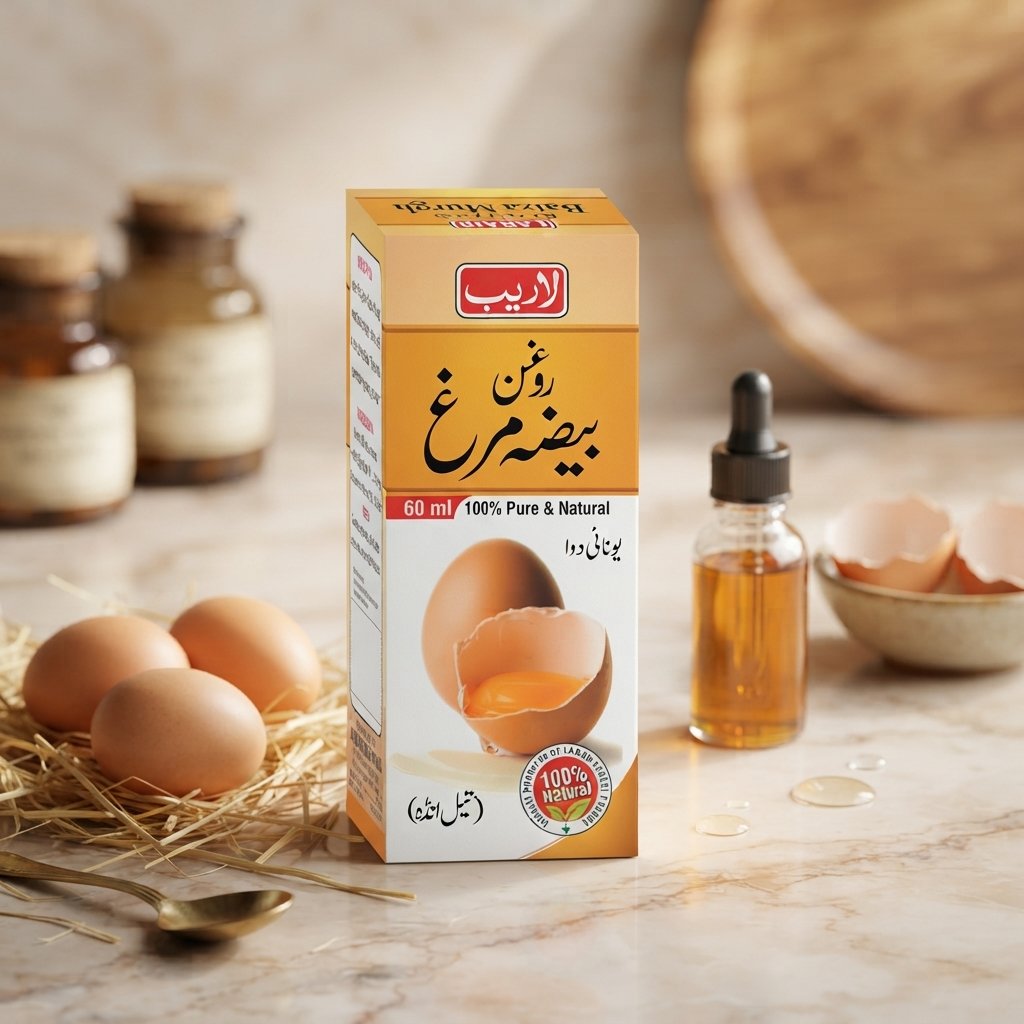Roghan Baiza Murgh — Egg Oil for Hair