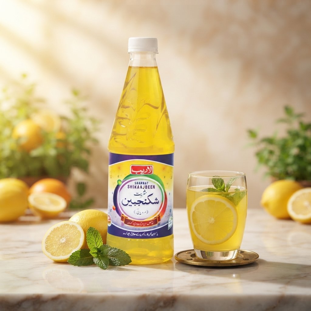 Sharbat Shikanjbeen (Adviyati) — Lemon Oxymel Syrup