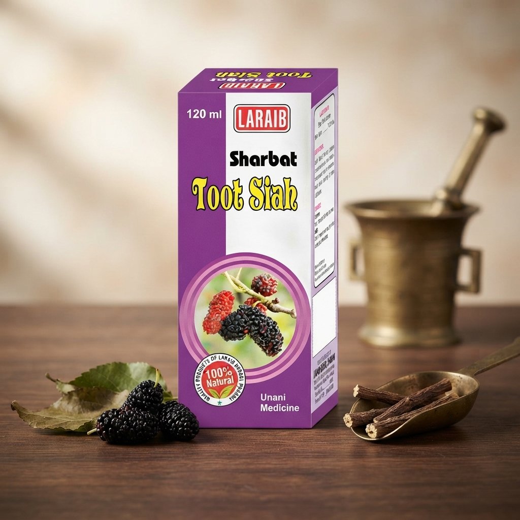 Sharbat Toot Siah Mulethi — Black Mulberry & Licorice Syrup